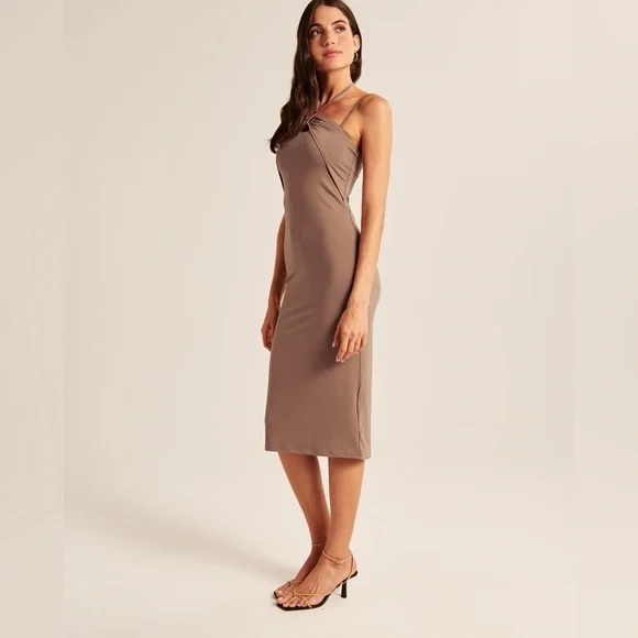 Abercrombie & Fitch Halter Midi Dress - Picture 4 of 5